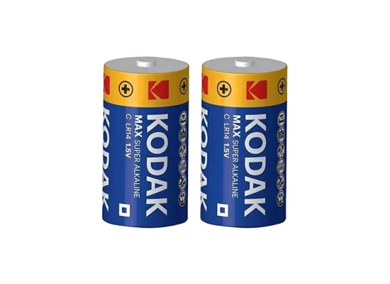 Kodak C Battery Max Super Alkaline Pack Of 2